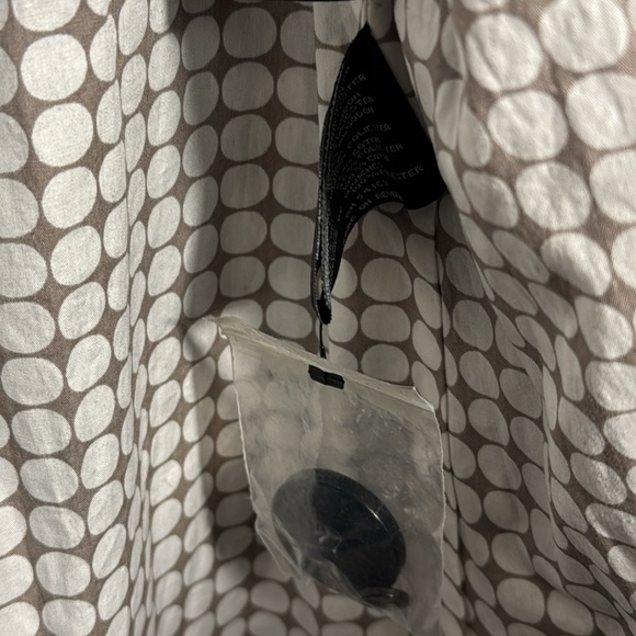 Nine West dress coat women's black lined rain long coat - Picture 8 of 12